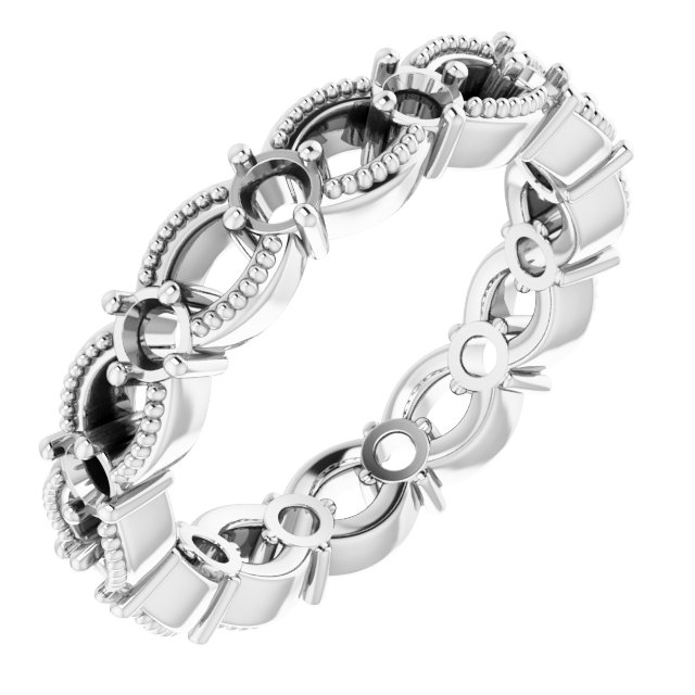 Milrain Edge Pierced Eternity Band