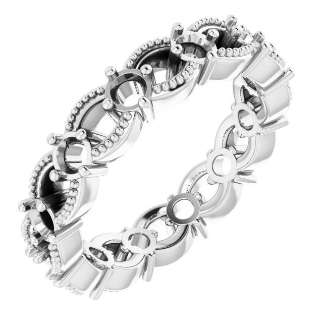 Milrain Edge Pierced Eternity Band