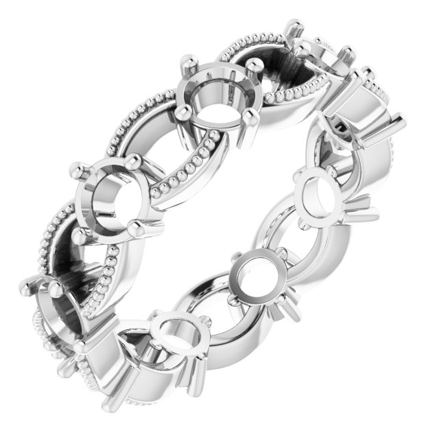 Milrain Edge Pierced Eternity Band