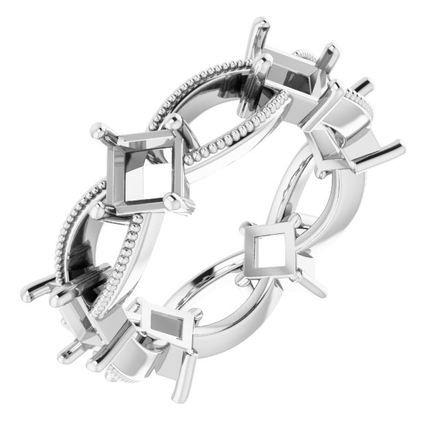 Milrain Edge Pierced Eternity Band