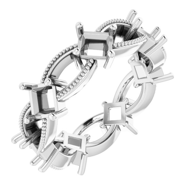 Milrain Edge Pierced Eternity Band