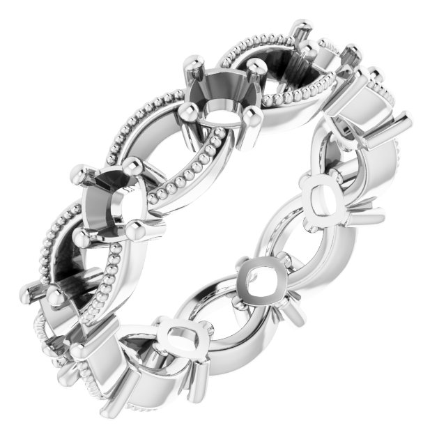 Milrain Edge Pierced Eternity Band