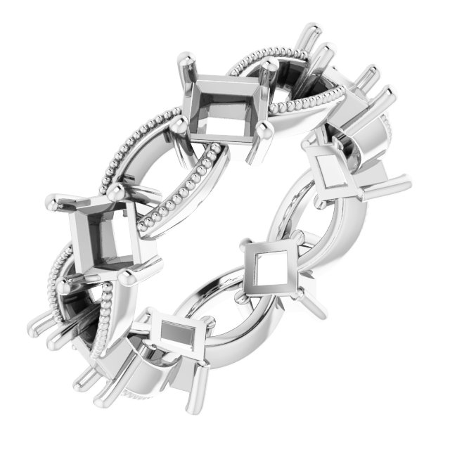 Milrain Edge Pierced Eternity Band