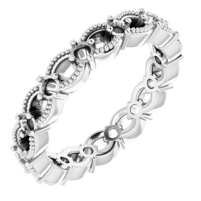 Milrain Edge Pierced Eternity Band