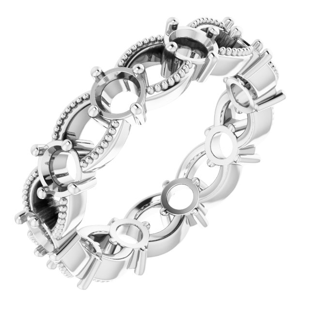 Milrain Edge Pierced Eternity Band