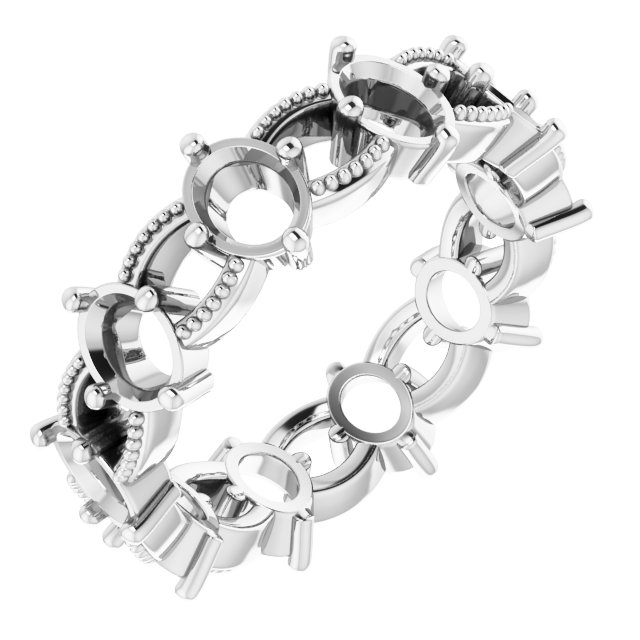 Milrain Edge Pierced Eternity Band