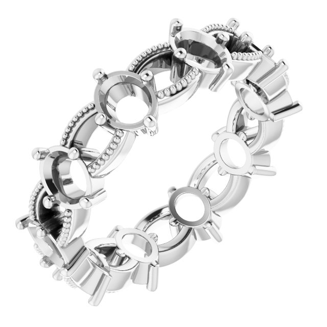 Milrain Edge Pierced Eternity Band