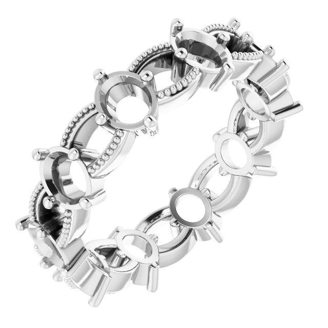 Milrain Edge Pierced Eternity Band