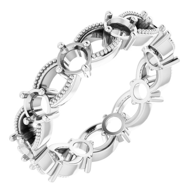 Milrain Edge Pierced Eternity Band