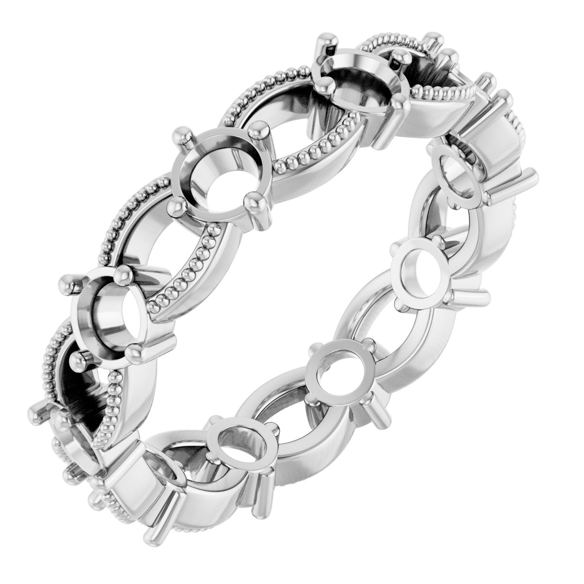 Milrain Edge Pierced Eternity Band