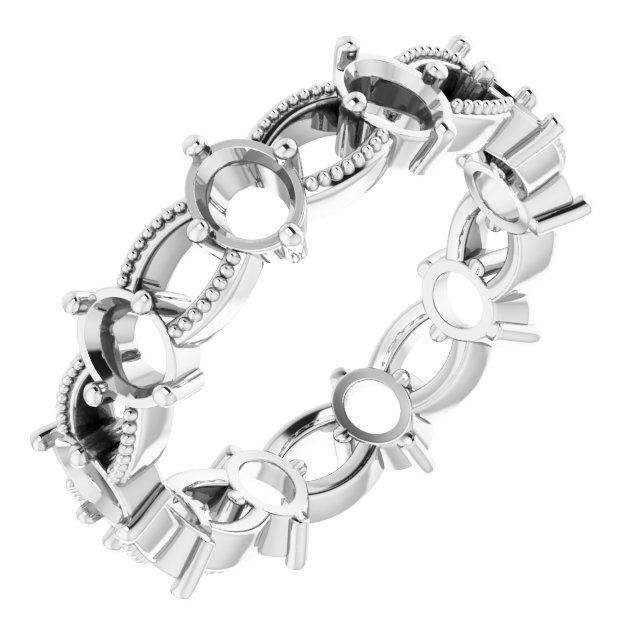 Milrain Edge Pierced Eternity Band