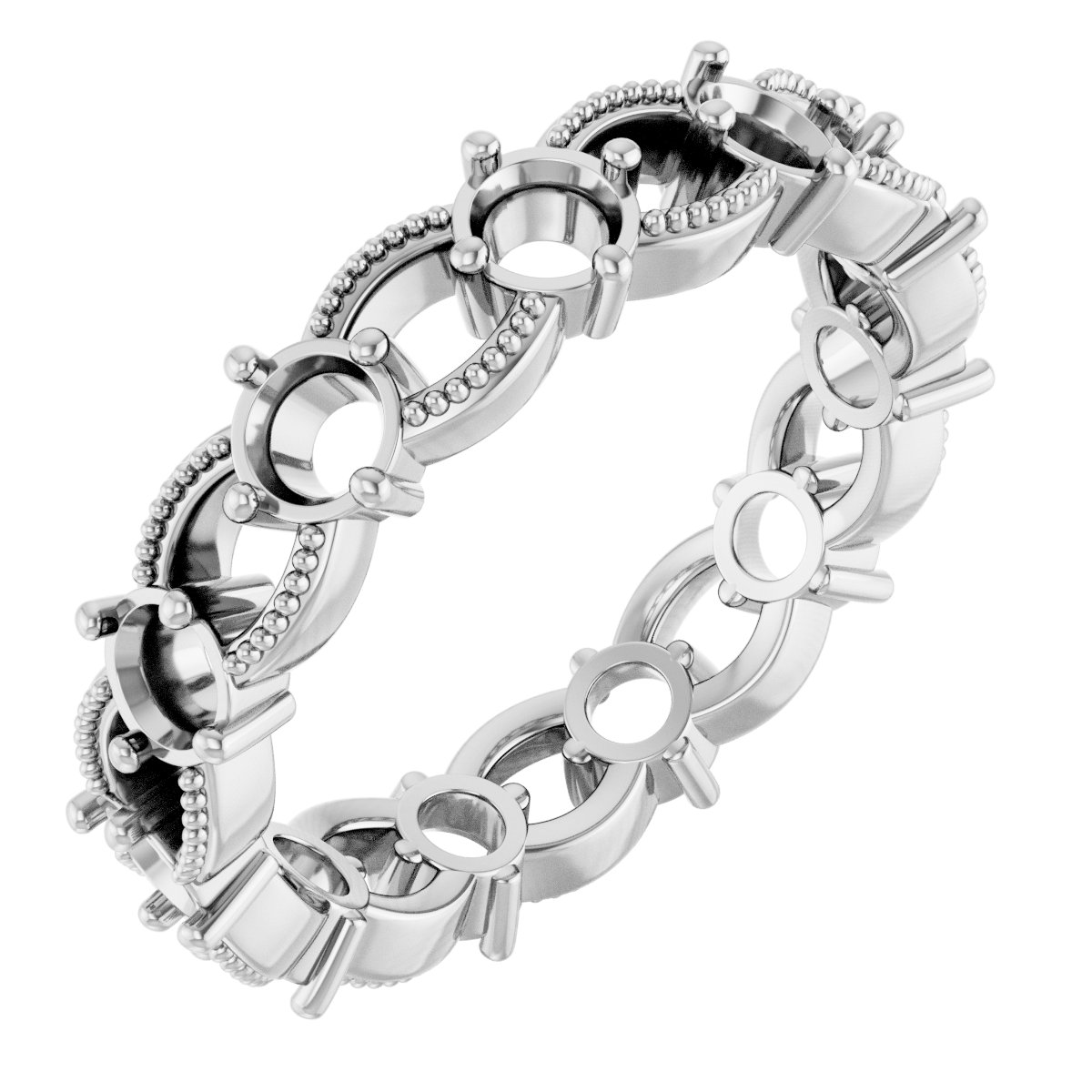 Milrain Edge Pierced Eternity Band