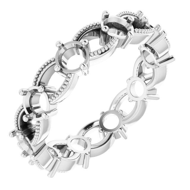Milrain Edge Pierced Eternity Band