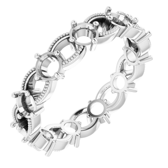 Milrain Edge Pierced Eternity Band