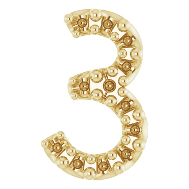 Accented Numeral Trim