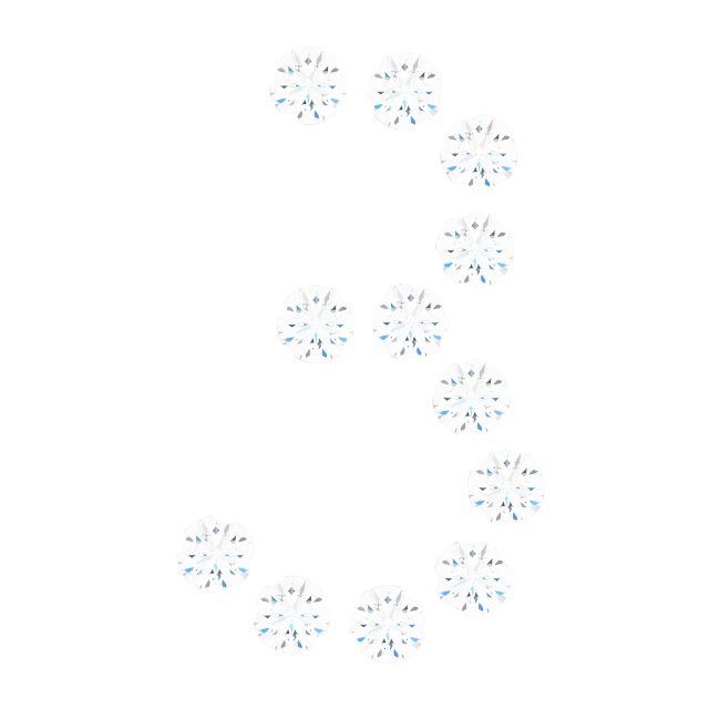 Accented Numeral Trim