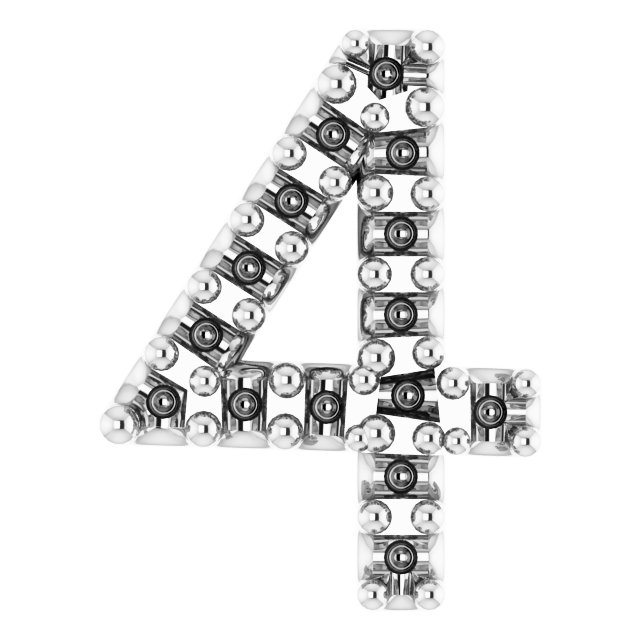 Accented Numeral Trim
