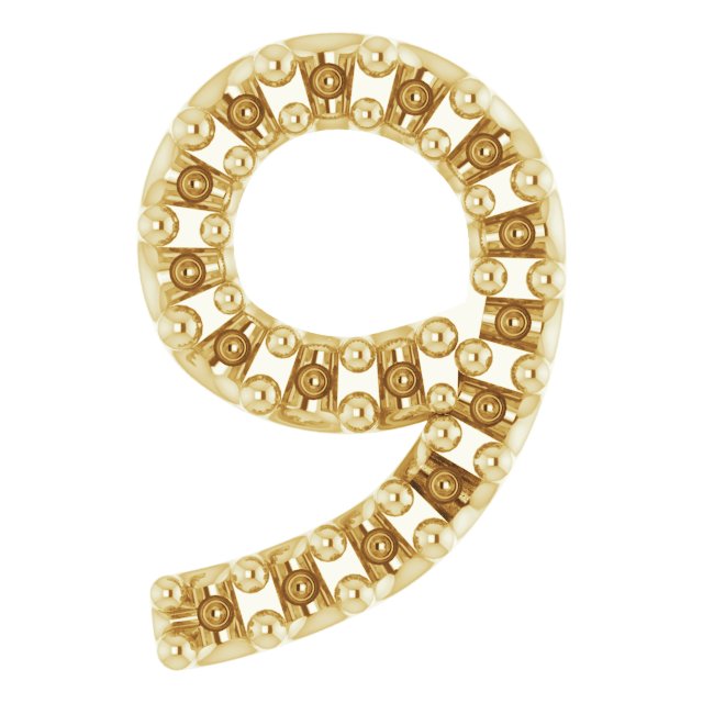 Accented Numeral Trim