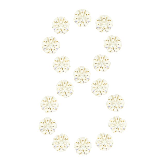 Accented Numeral Trim