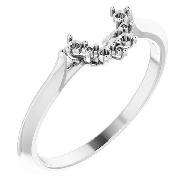 Accented Engagement Ring or Band