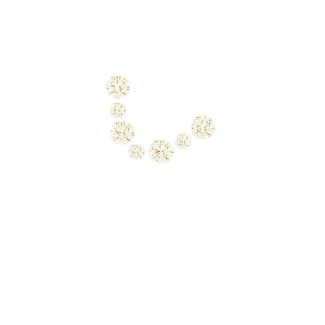14K Yellow .07 CTW Natural Diamond Matching Band-5