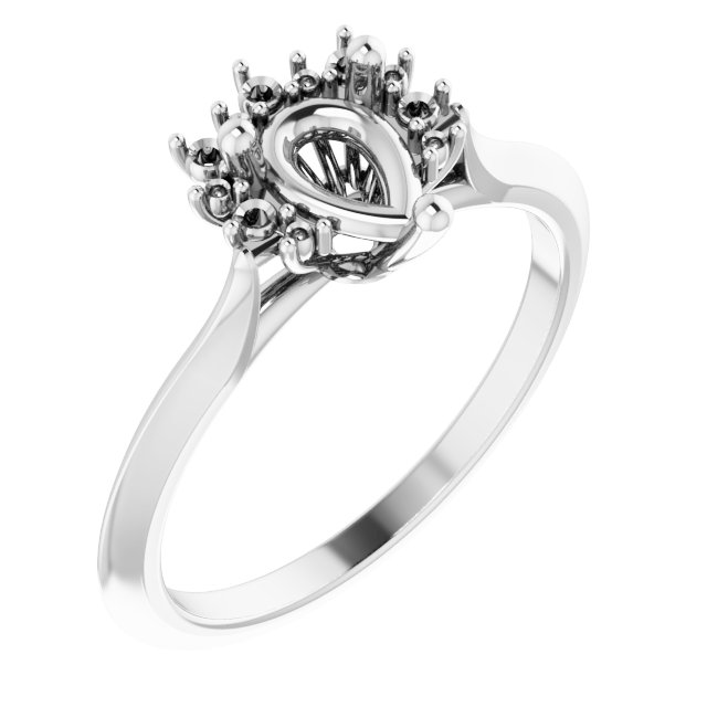 Accented Engagement Ring or Band
