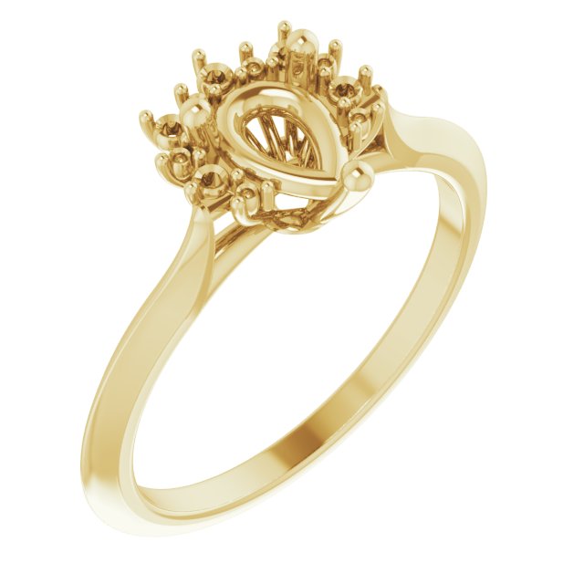Accented Engagement Ring or Band