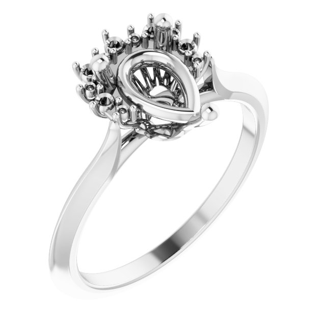 Accented Engagement Ring or Band