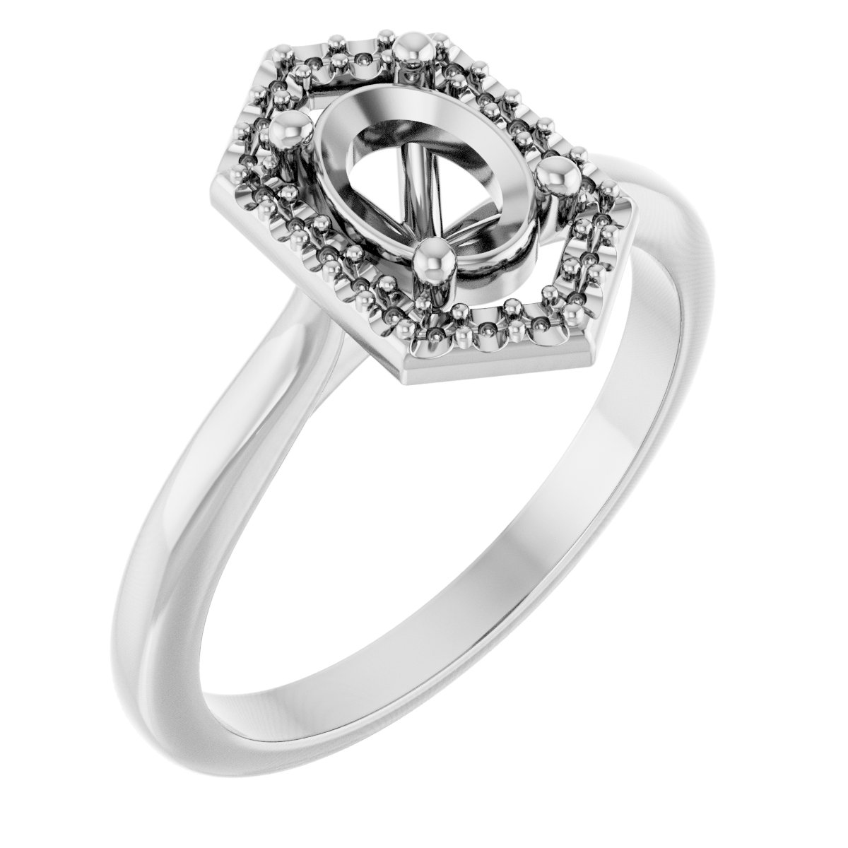 Halo-Style Engagement Ring