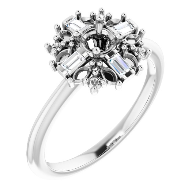 14k White Gold