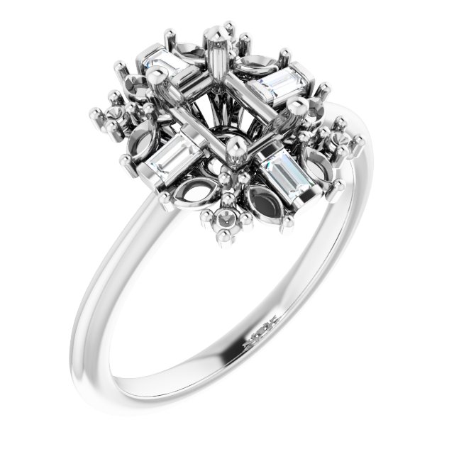 14k White Gold