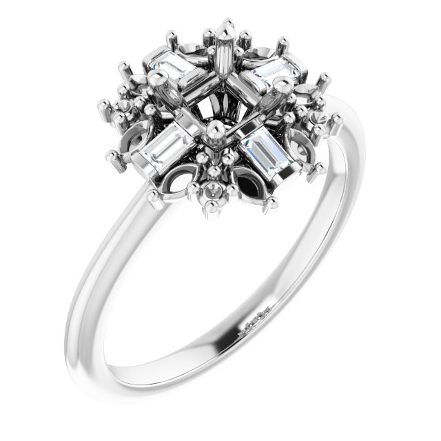 14k White Gold