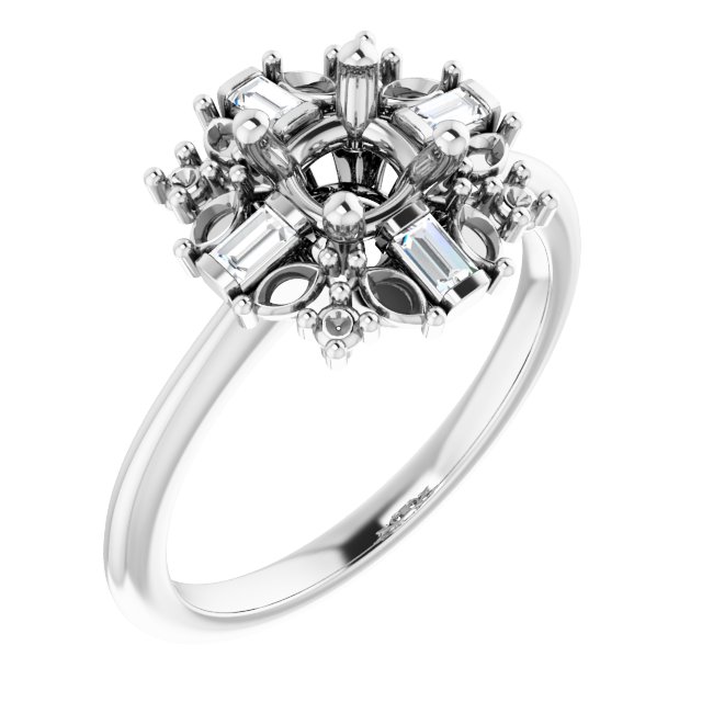 14k White Gold