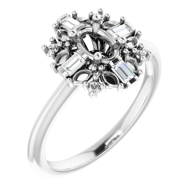 14k White Gold
