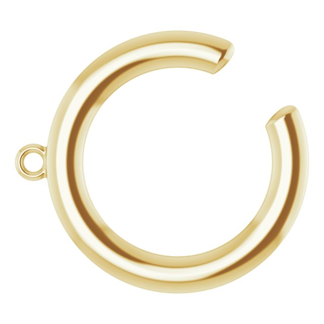 18K Yellow 14 mm Ear Cuff