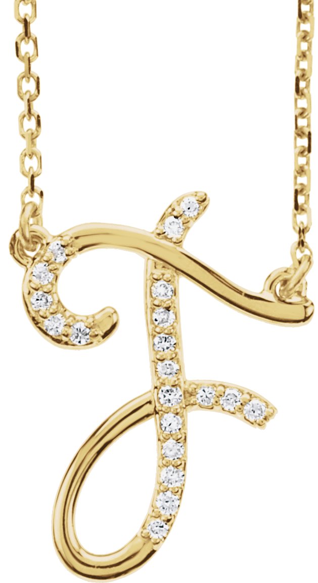 14K Yellow Gold .05 CTW Diamond Petite Holy Spirit 18