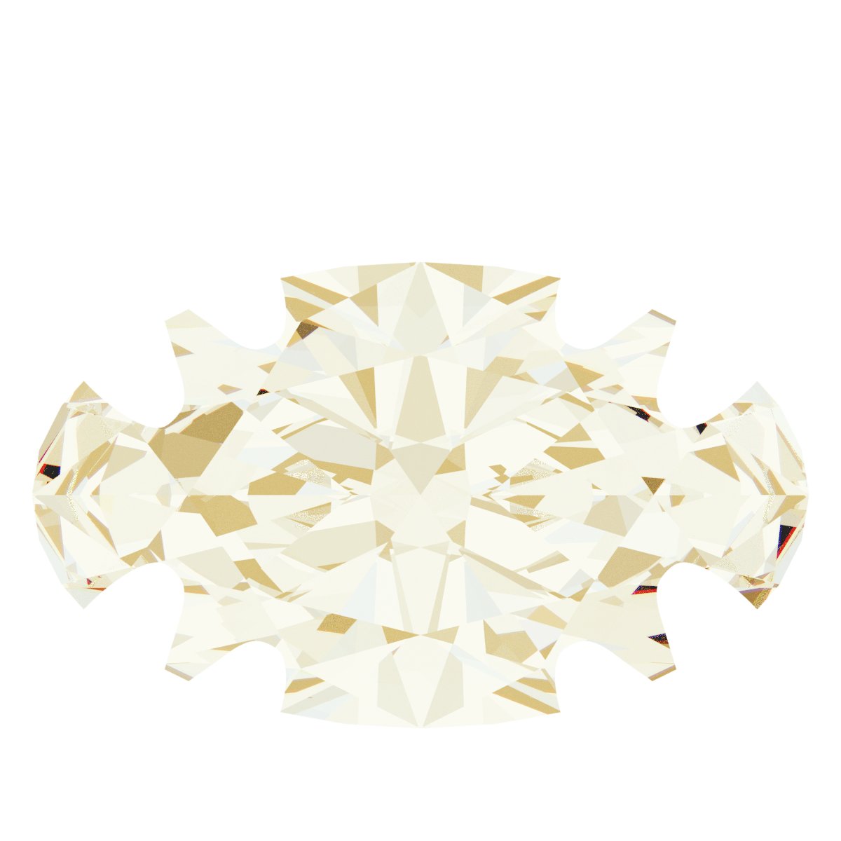 Double-Claw Solitaire Necklace Center