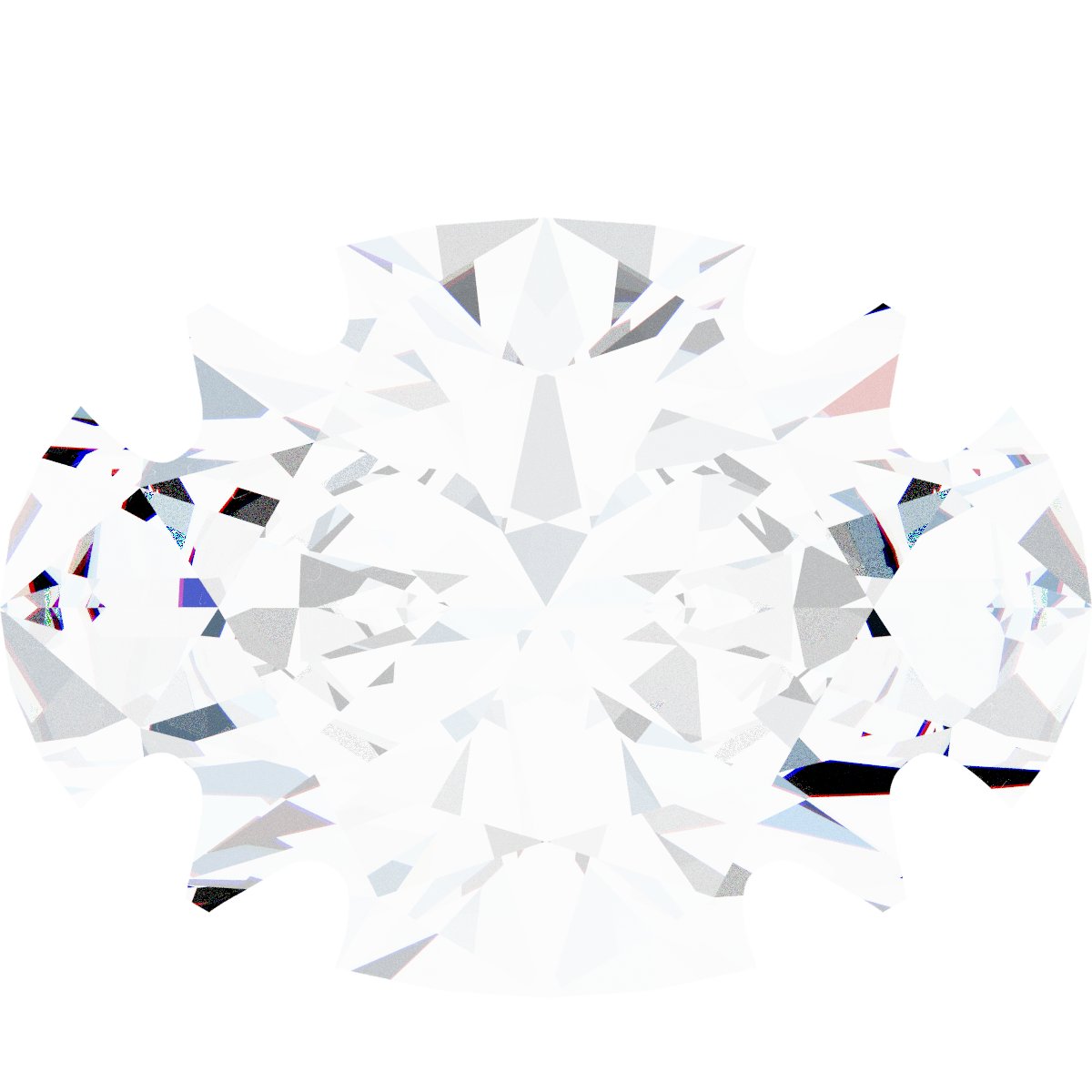 Double-Claw Solitaire Necklace Center