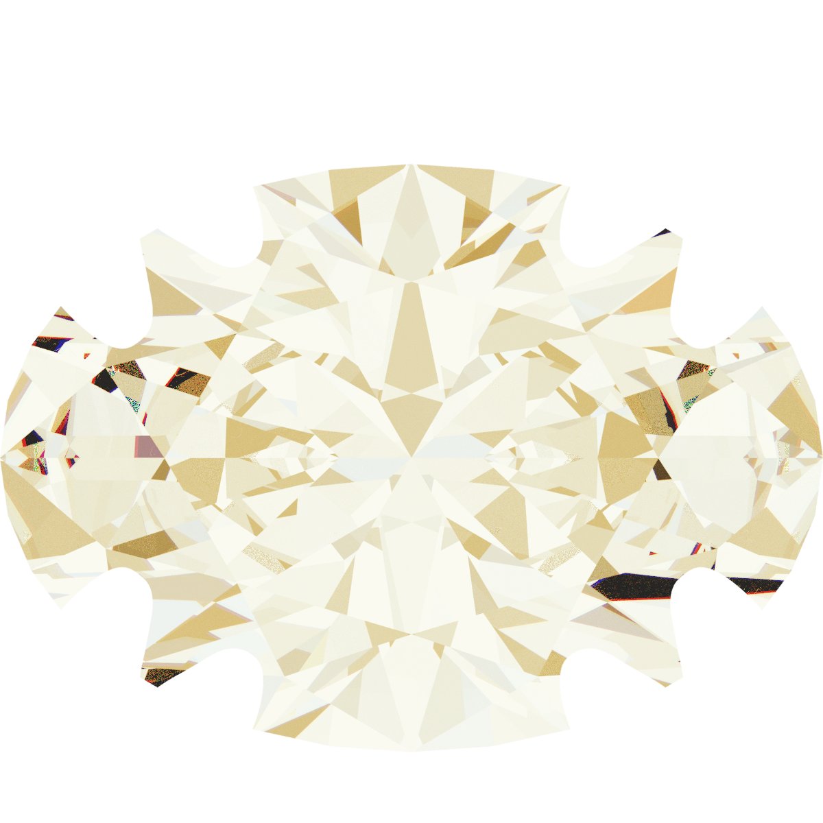 Double-Claw Solitaire Necklace Center
