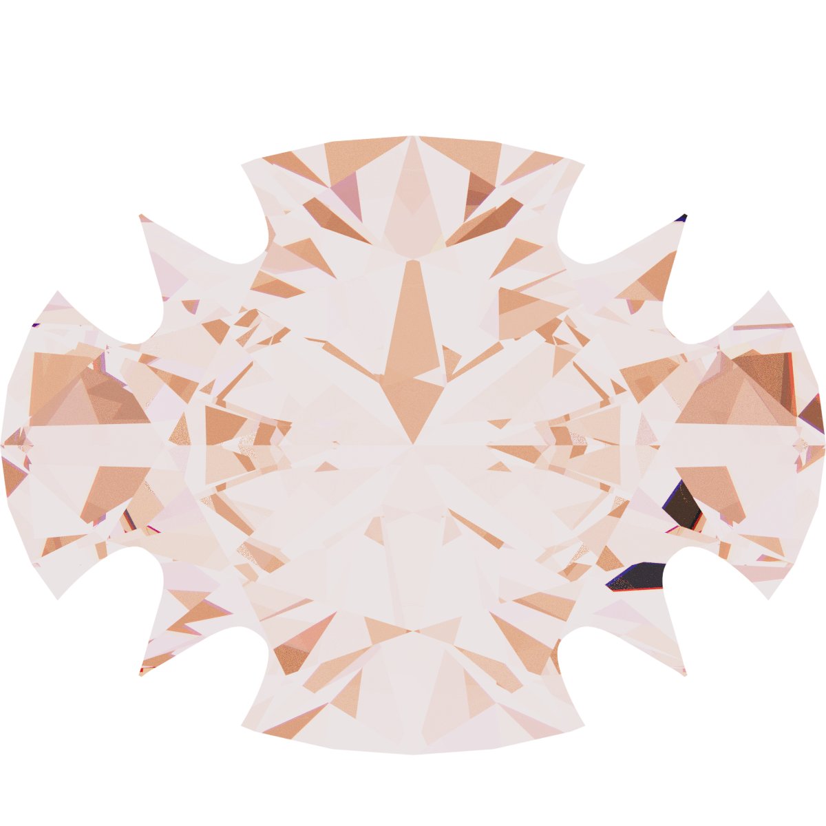 Double-Claw Solitaire Necklace Center