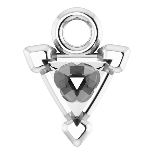 Round 4-Prong Basket Dangle