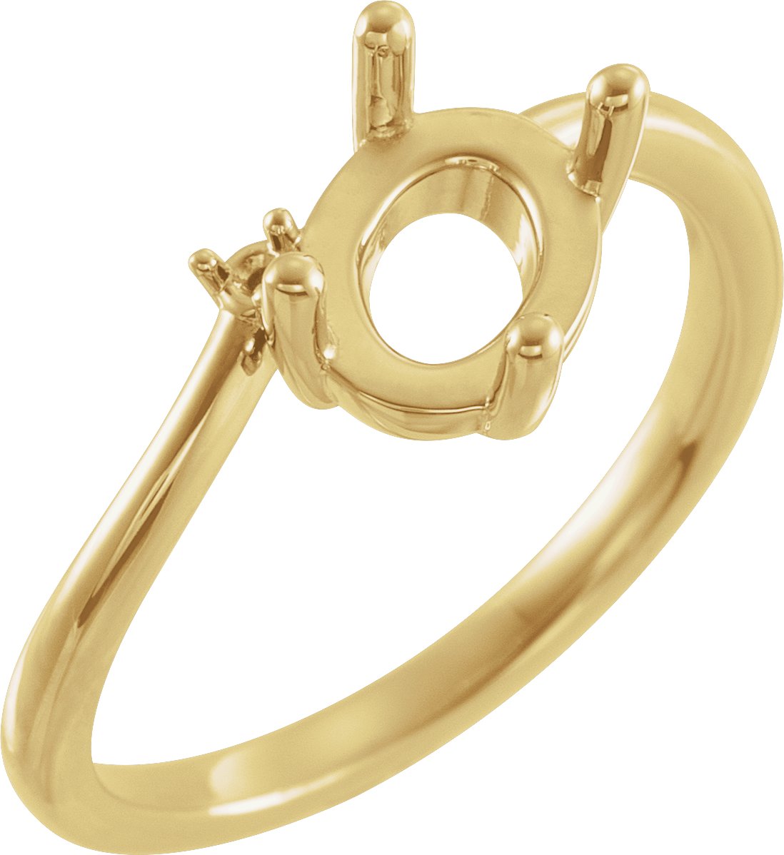 Accented Bypass Ring