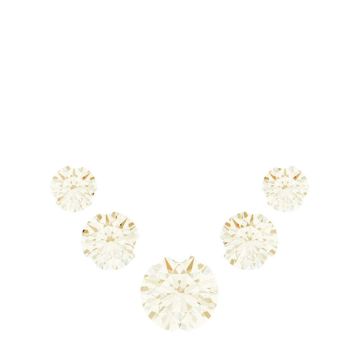 Accented Heart Necklace or Center