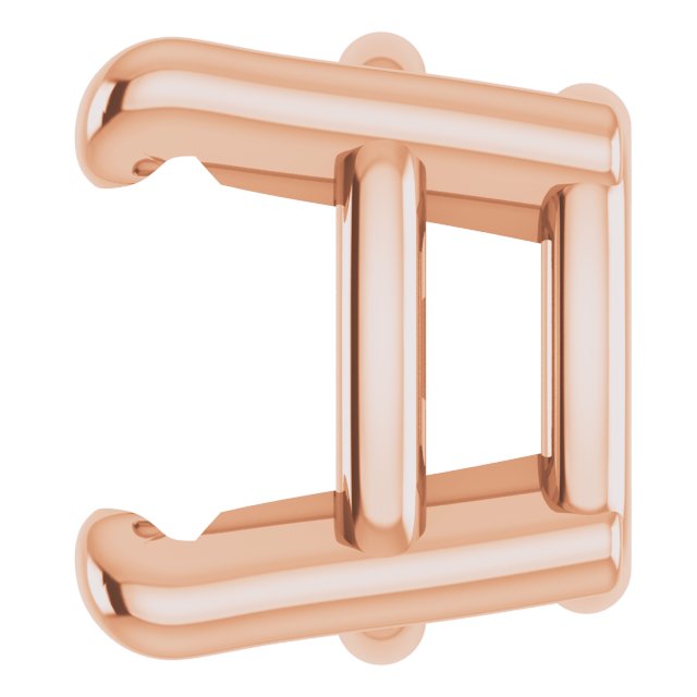 Pre-Notched Claw-Prong Earring Setting