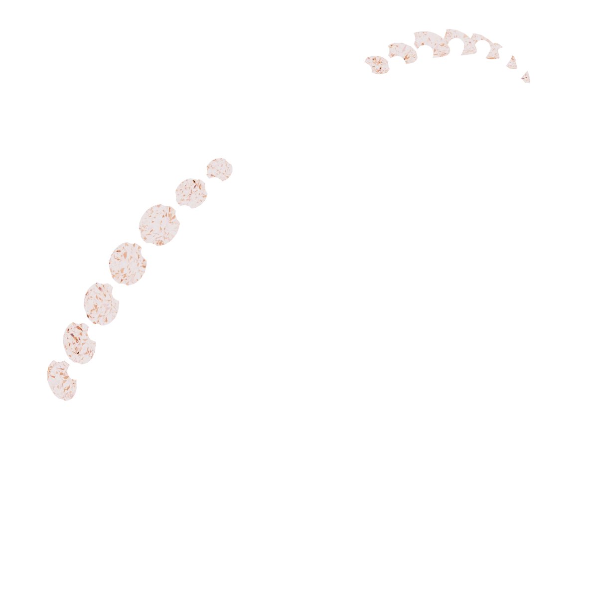 Accented Criss-Cross Contour Band