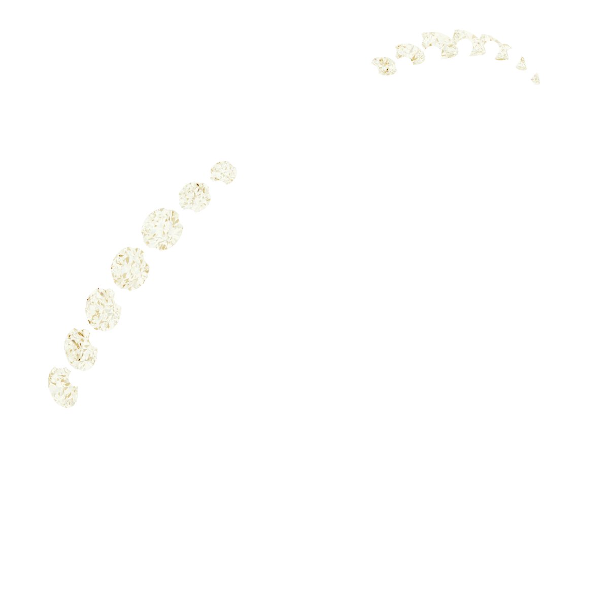 1/10 CTW Natural Diamond Contour Band – 14K Yellow Gold