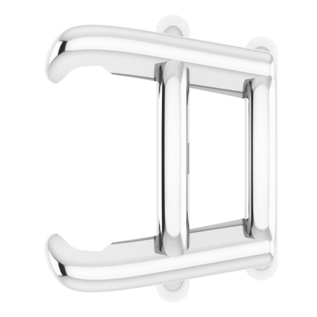 Pre-Notched Claw-Prong Earring Setting
