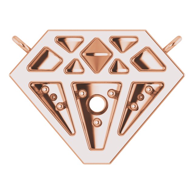 Tiny Diamond Necklace or Center