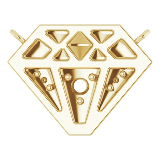 Tiny Diamond Necklace or Center