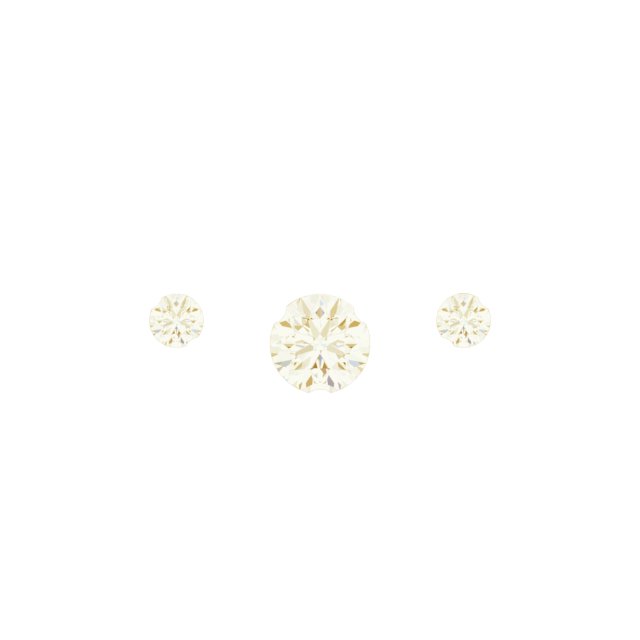 Tiny Diamond Necklace or Center